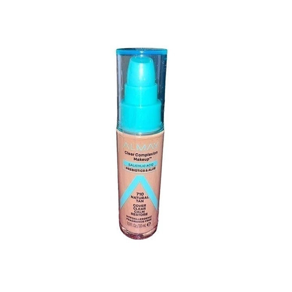 ALMAY Clear Complexion Makeup Salicylic Acid Foundation (1oz / 30mL) 710 Natural